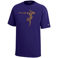 LSU Champion YOUTH Giant Gymnast Tee