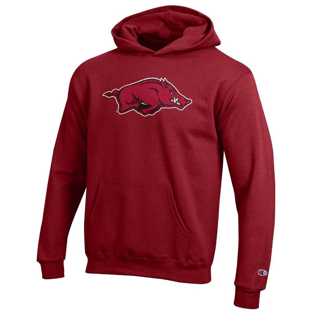 Arkansas Champion YOUTH Giant Logo Hoodie