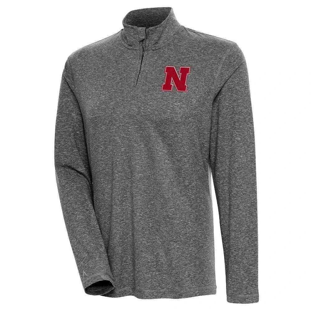 Nebraska Antigua Women's Confront 1/4 Zip Pullover