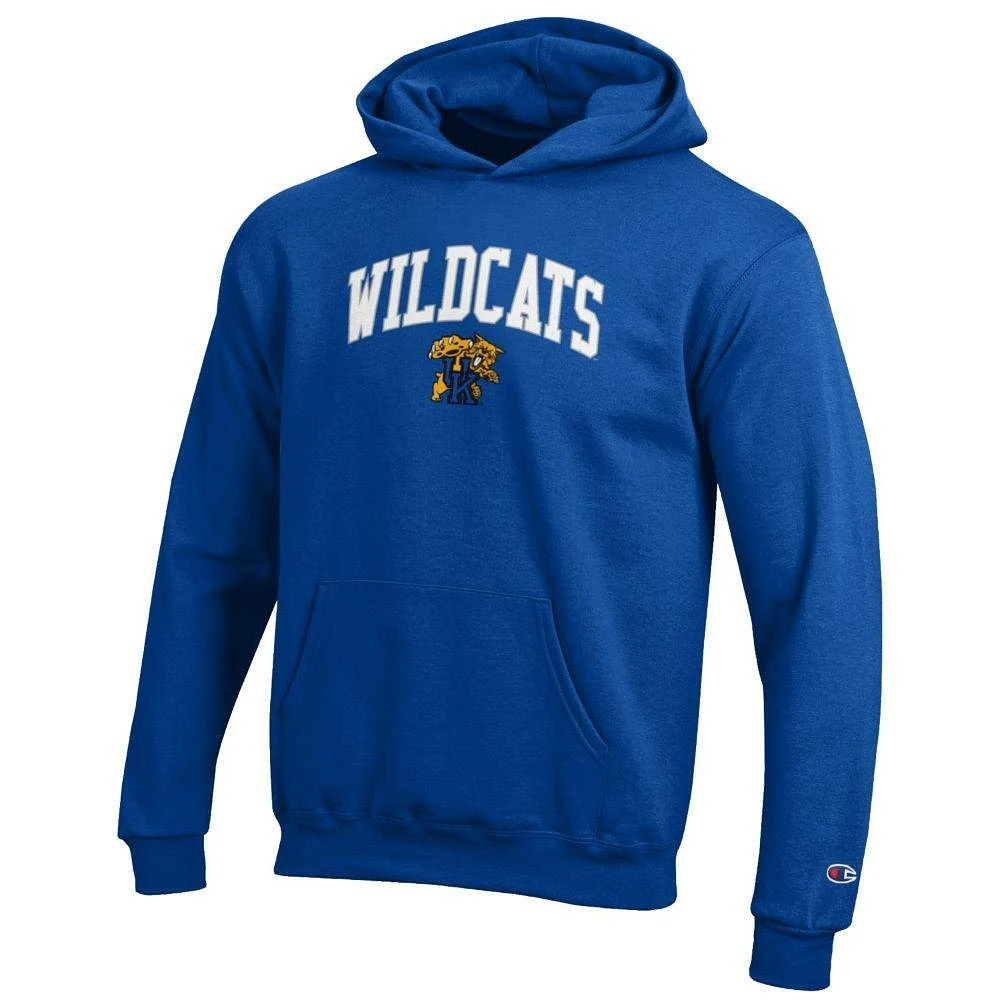 Kentucky Champion YOUTH Wordmark Over Logo Hoodie