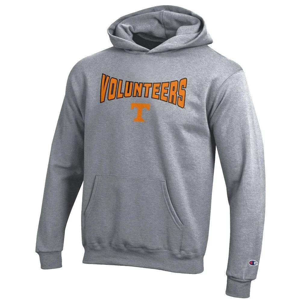 Tennessee Champion YOUTH Wordmark Over Logo Hoodie