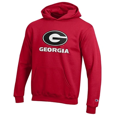 Georgia Champion YOUTH Giant Logo Hoodie