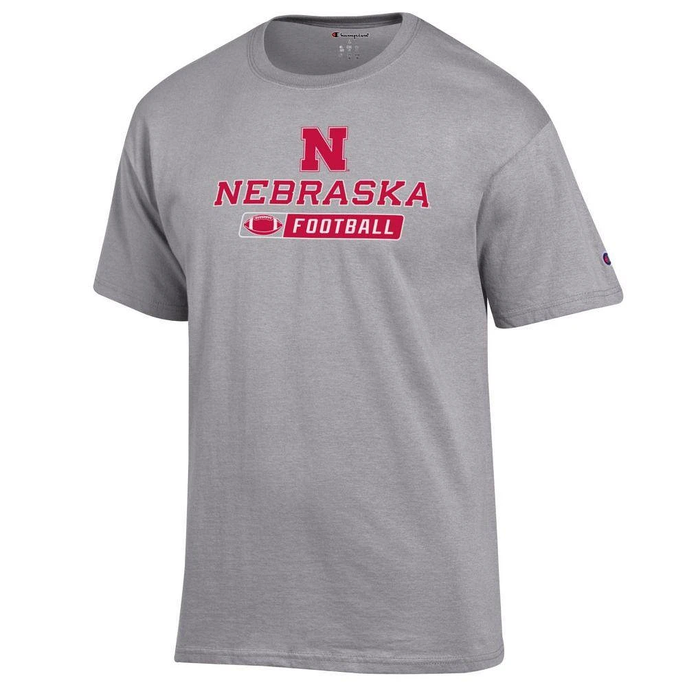 Nebraska Champion Basic Football Tee