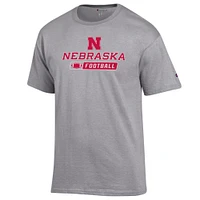 Nebraska Champion Basic Football Tee