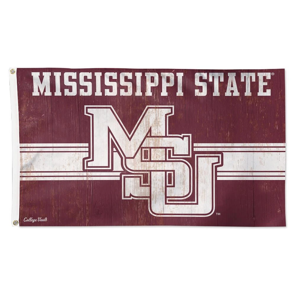 Mississippi State Vault 3 x 5 MSU Flag