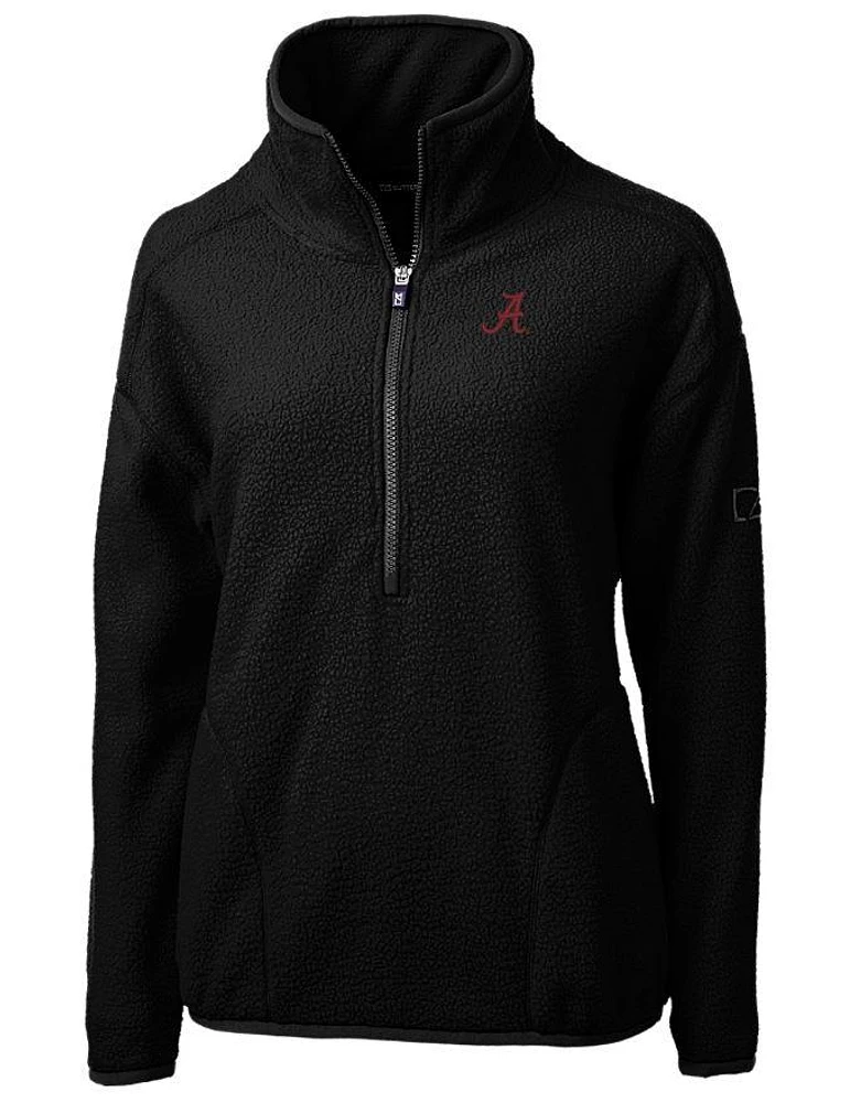 Alabama Cutter & Buck Women's Cascade Sherpa Fleece Pullover