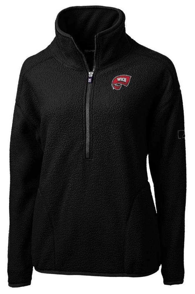 Western Kentucky Cutter & Buck Women's Cascade Sherpa Fleece Pullover