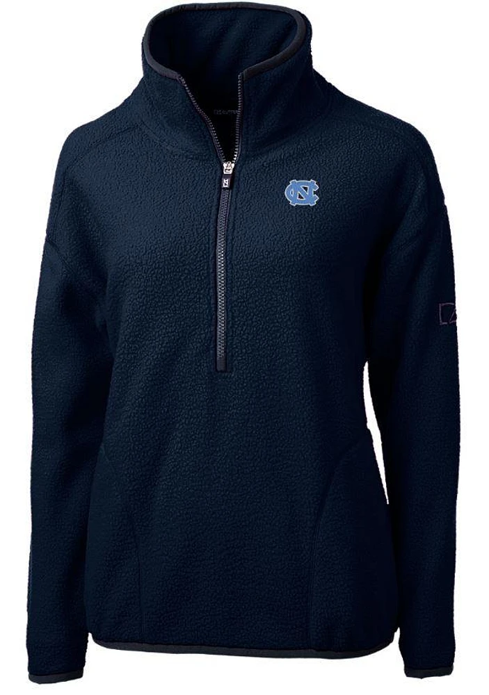 UNC Cutter & Buck Women's Cascade Sherpa Fleece Pullover