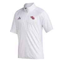 Mississippi State Vault Interlock MSU Sideline Woven 1/4 Zip Pullover