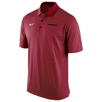 Arkansas Nike Stadium Stripe Polo