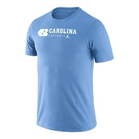 Carolina Jordan Brand Dri-Fit Legend Logo Wordmark Football Tee