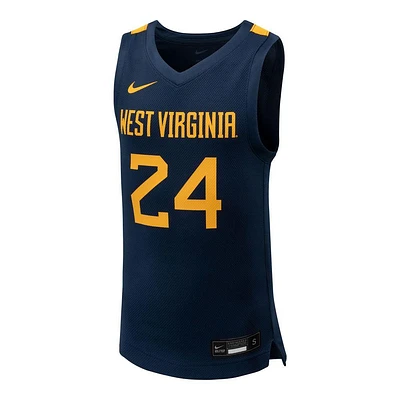 West Virginia Nike YOUTH Basketball #24 Jersey