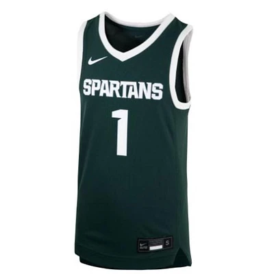 Michigan State Nike YOUTH Basketball Replica #1 Jersey