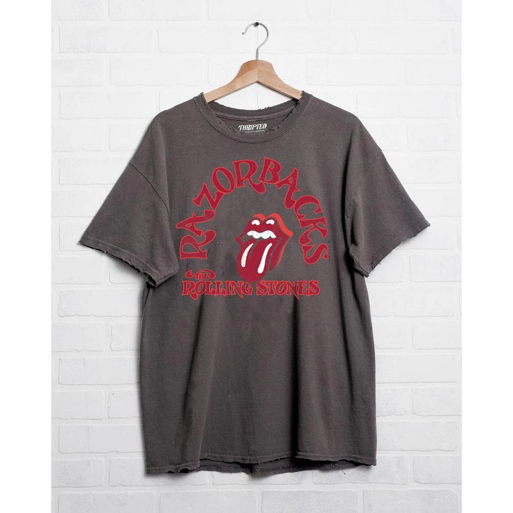 Arkansas LivyLu Psych Rolling Stones Thrifted Tee