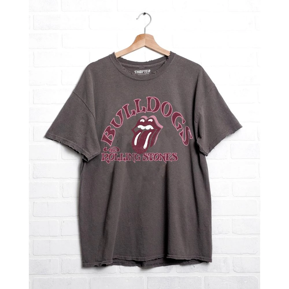 Mississippi State LivyLu Psych Rolling Stones Thrifted Tee