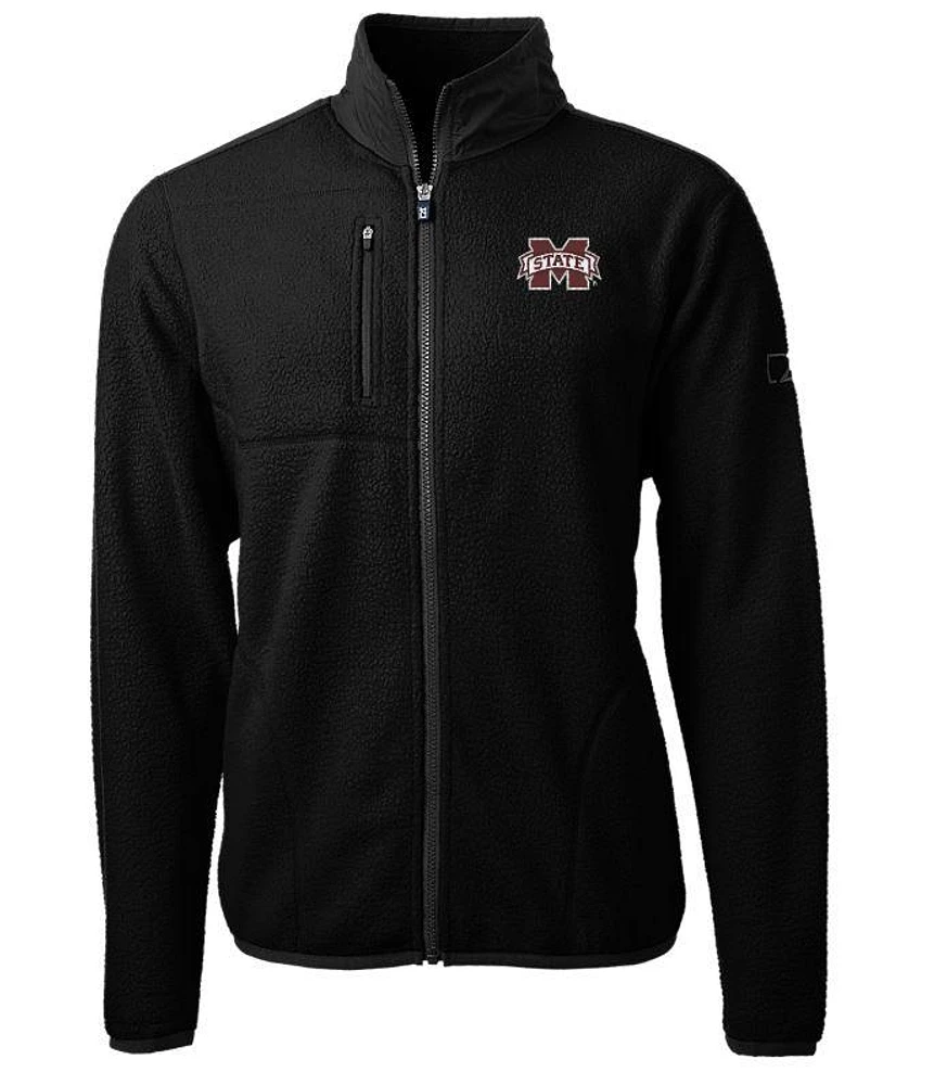 Mississippi State Cutter & Buck Men's Cascade Sherpa Fleece Jacket