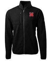 Nebraska Cutter & Buck Men's Cascade Sherpa Fleece Jacket