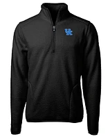 Kentucky Cutter & Buck Men's Cascade Sherpa Fleece 1/4 Zip Pullover