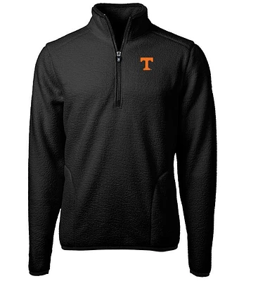 Tennessee Cutter & Buck Men's Cascade Sherpa Fleece 1/4 Zip Pullover