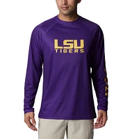 LSU Columbia PFG Terminal Tackle Heather Long Sleeve Shirt