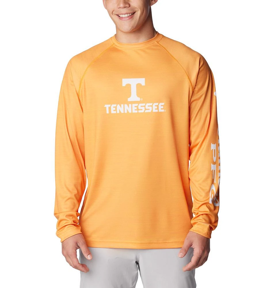 Tennessee Columbia PFG Terminal Tackle Heather Long Sleeve Shirt