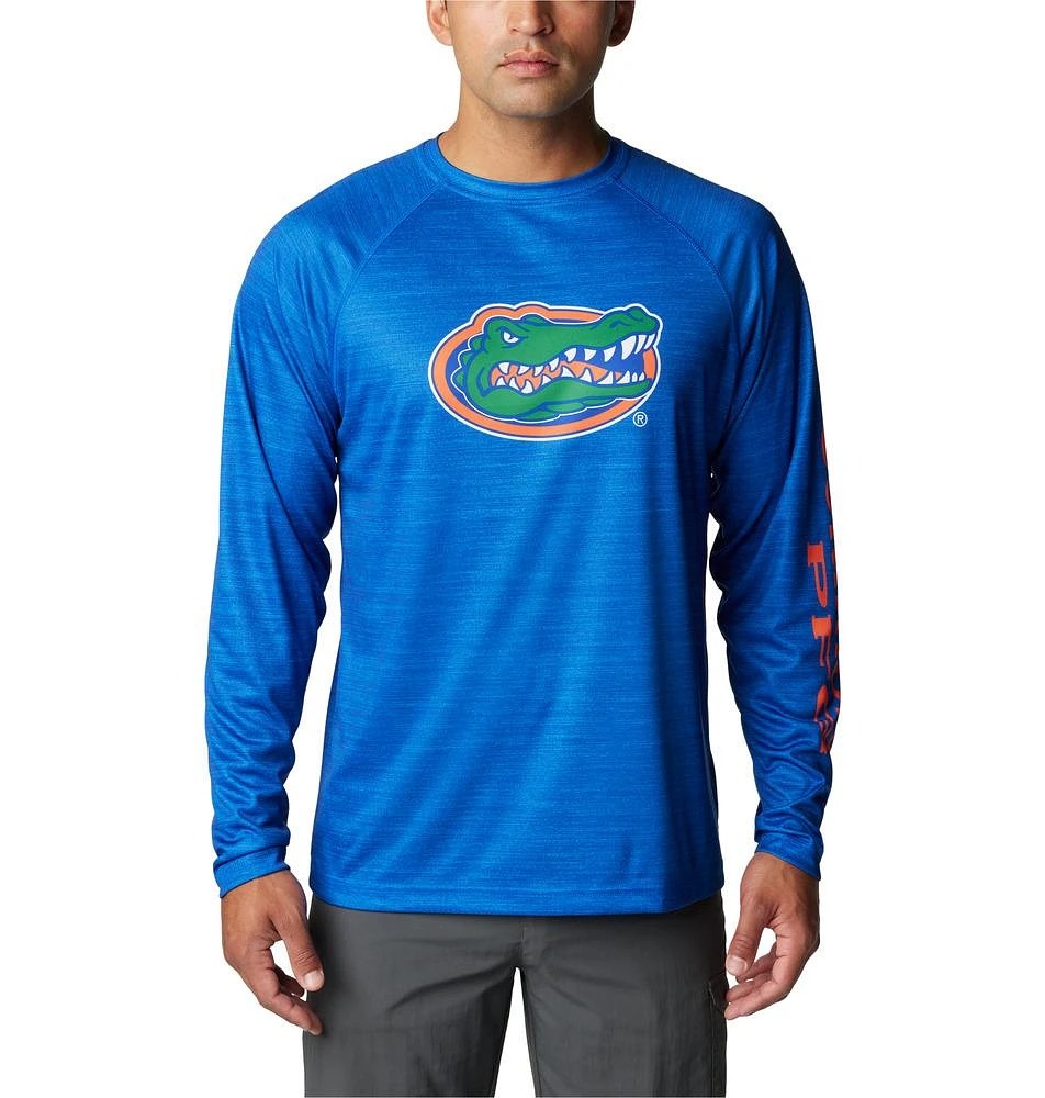 Florida Columbia PFG Terminal Tackle Heather Long Sleeve Shirt