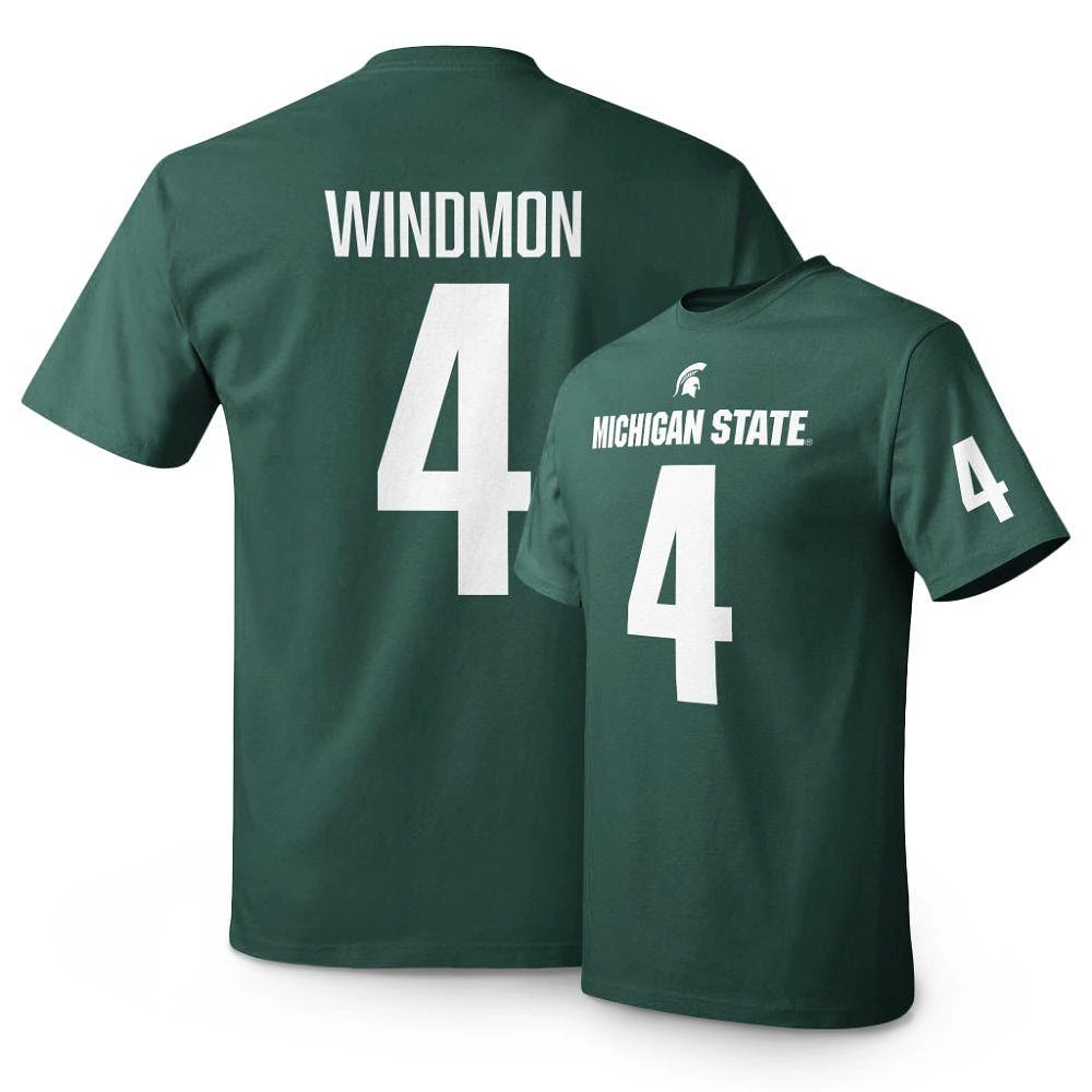 Michigan State Jacoby Windmon #4 Shirsey Tee