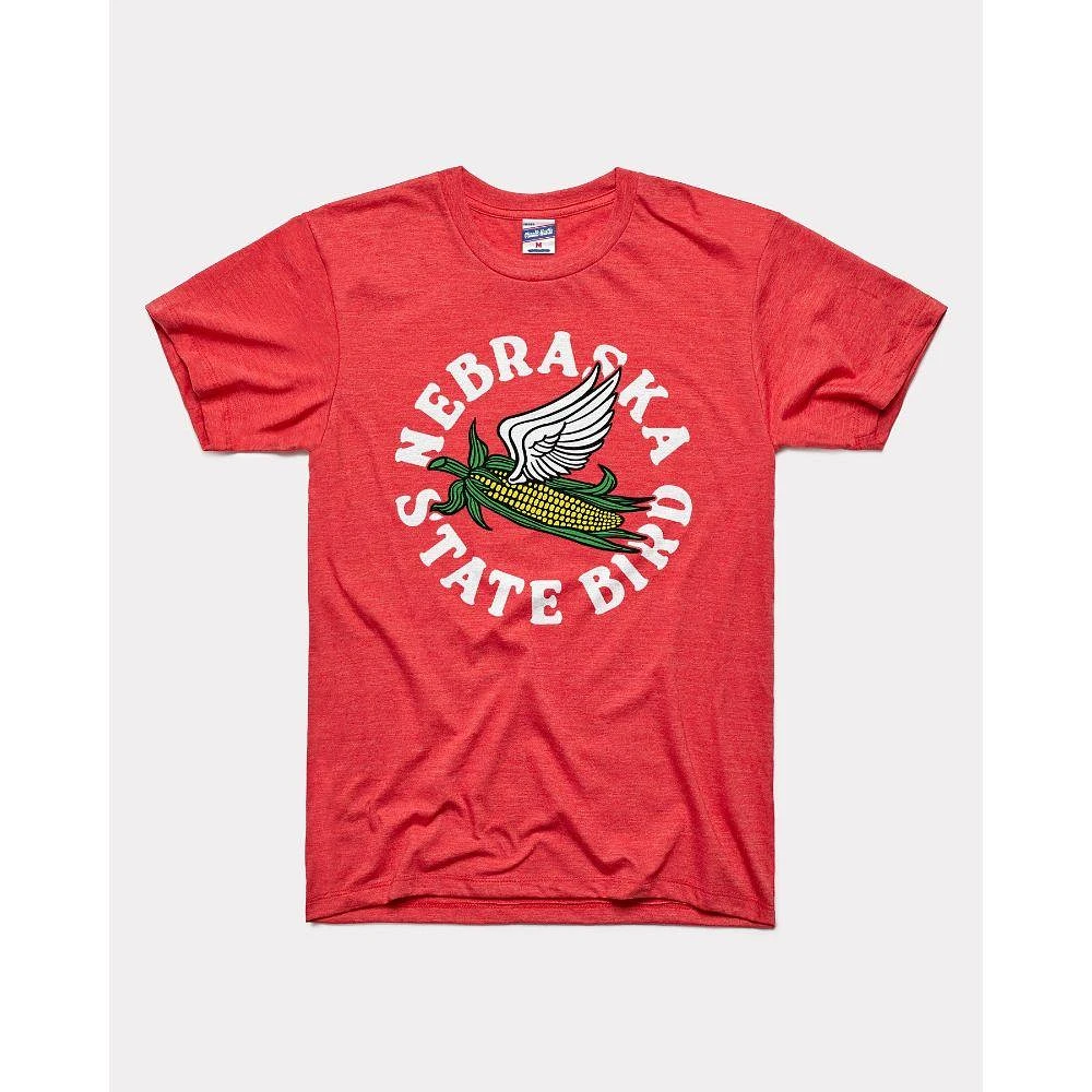 Nebraska State Bird Charlie Hustle Tee