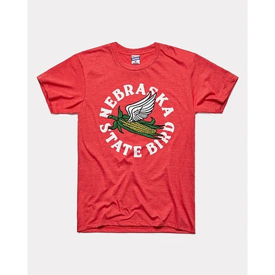 Nebraska State Bird Charlie Hustle Tee