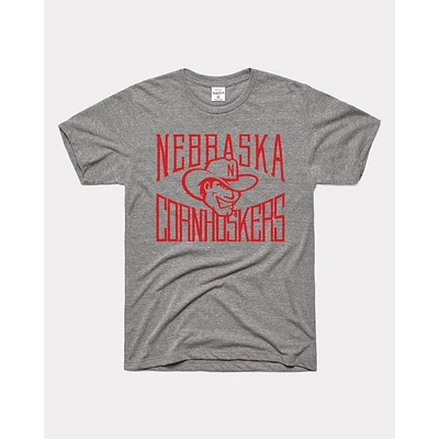 Nebraska Charlie Hustle Vintage Cornhuskers Tee