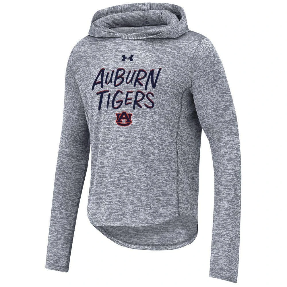 Auburn Under Armour YOUTH Girl Twist Tech Hooded Tee