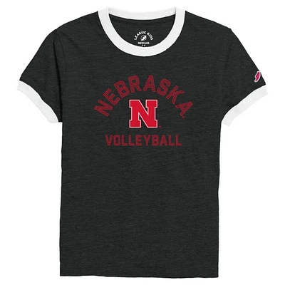 Nebraska League YOUTH Volleyball Ringer Tee