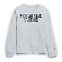 Michigan State League YOUTH Straight Multicolor Tumble Long Sleeve Tee