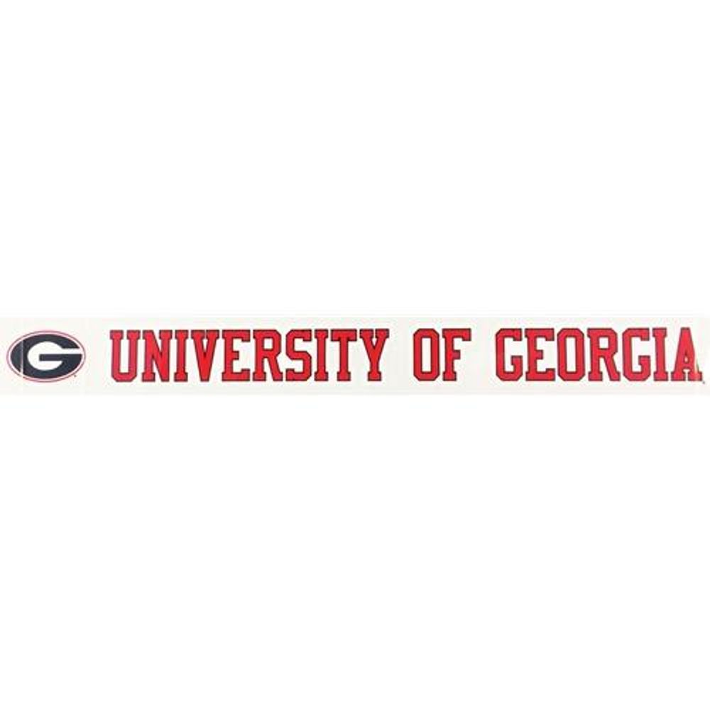  Georgia Decal U Of Ga Strip 20 