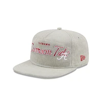 Alabama New Era Corduroy Golfer Snapback Cap