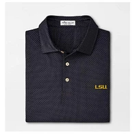 LSU Peter Millar Dolly Printed Performance Polo