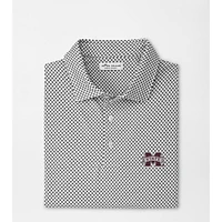 Mississippi State Peter Millar Ballpark Printed Performance Polo