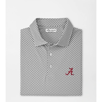 Alabama Peter Millar Ballpark Printed Performance Polo