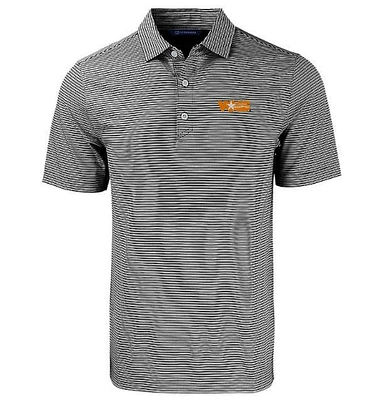 Tennessee Cutter & Buck Vol Star Eco Forge Double Stripe Polo