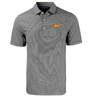 Tennessee Cutter & Buck Vol Star Eco Forge Double Stripe Polo
