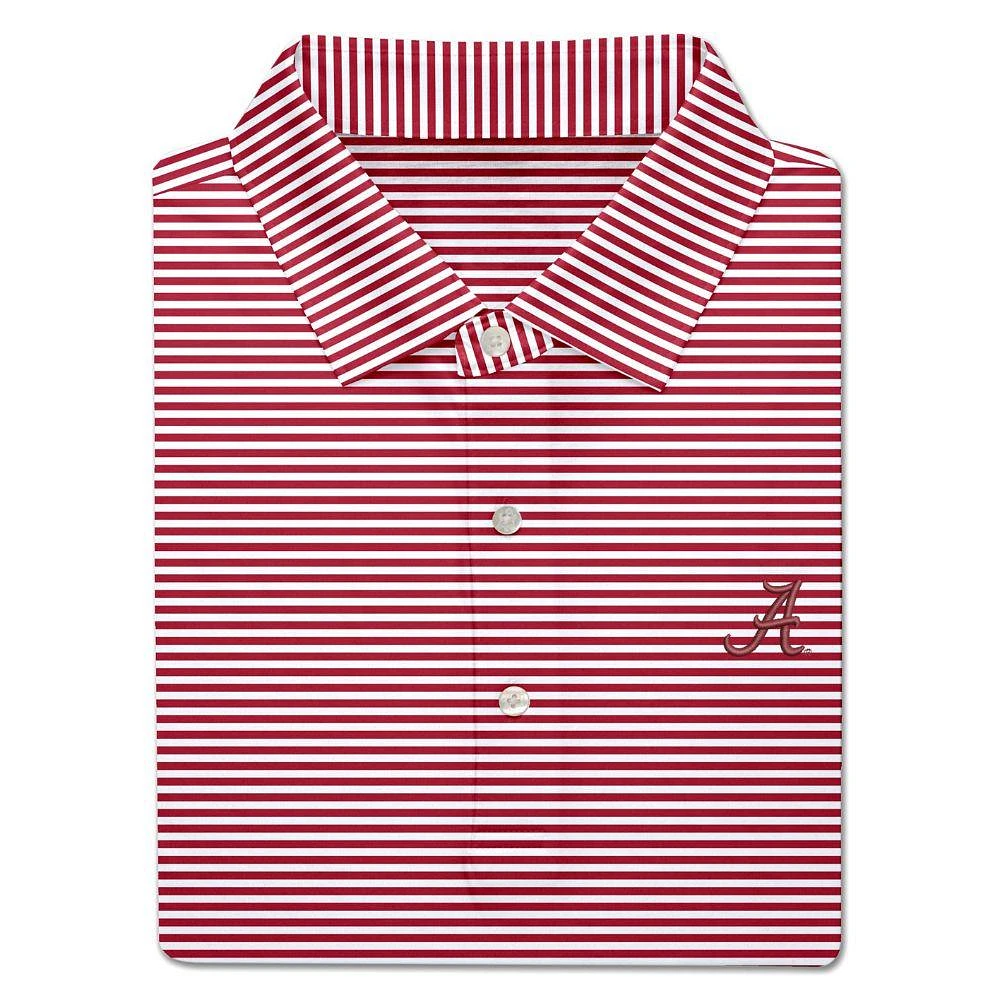 Alabama Turtleson Edward Stripe Performance Polo