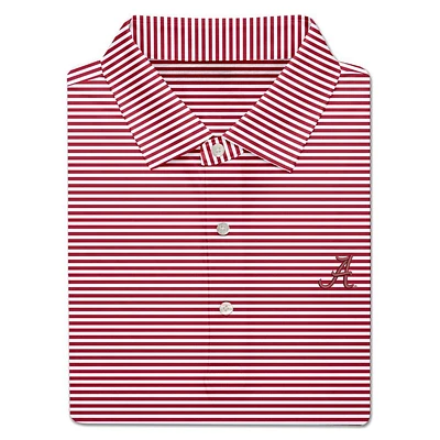 Alabama Turtleson Edward Stripe Performance Polo