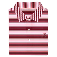 Alabama Turtleson Edward Stripe Performance Polo