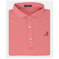 Alabama Turtleson Carter Stripe Performance Polo