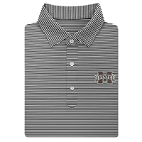 Mississippi State Turtleson Carter Stripe Performance Polo