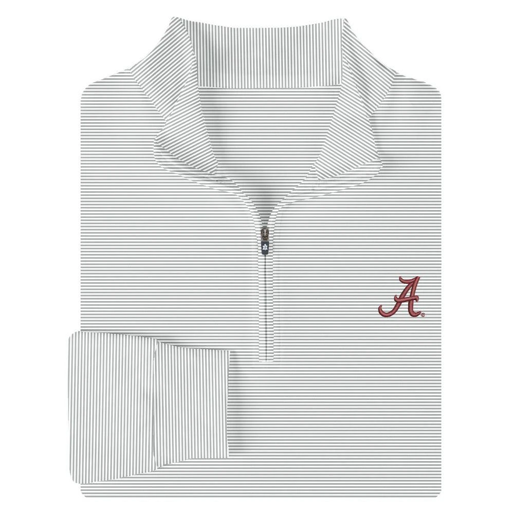 Alabama Turtleson Carter Stripe Quarter-Zip Pullover