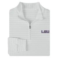 LSU Turtleson Carter Stripe Quarter-Zip Pullover