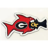  Georgia Decal Ga Tech Rival Fish 6 