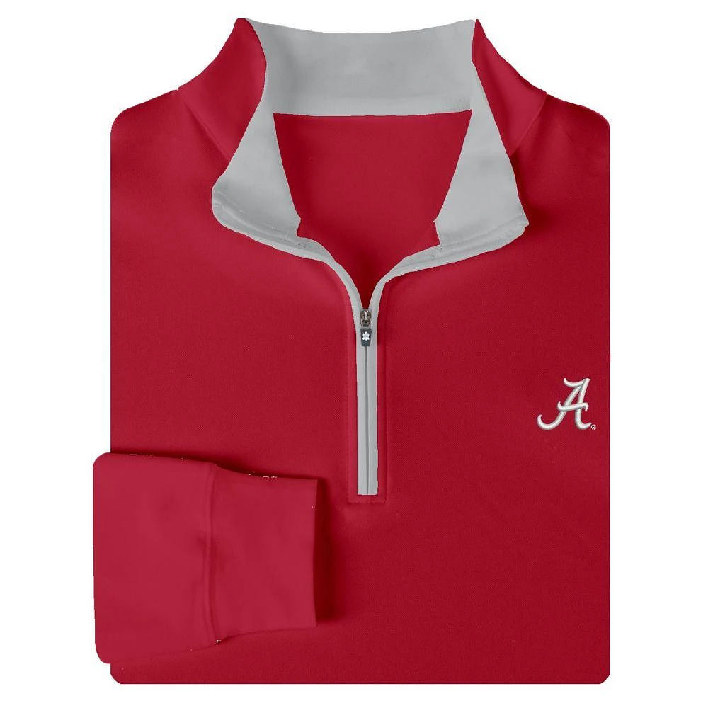 Alabama Turtleson Eli Solid Quarter-Zip Pullover