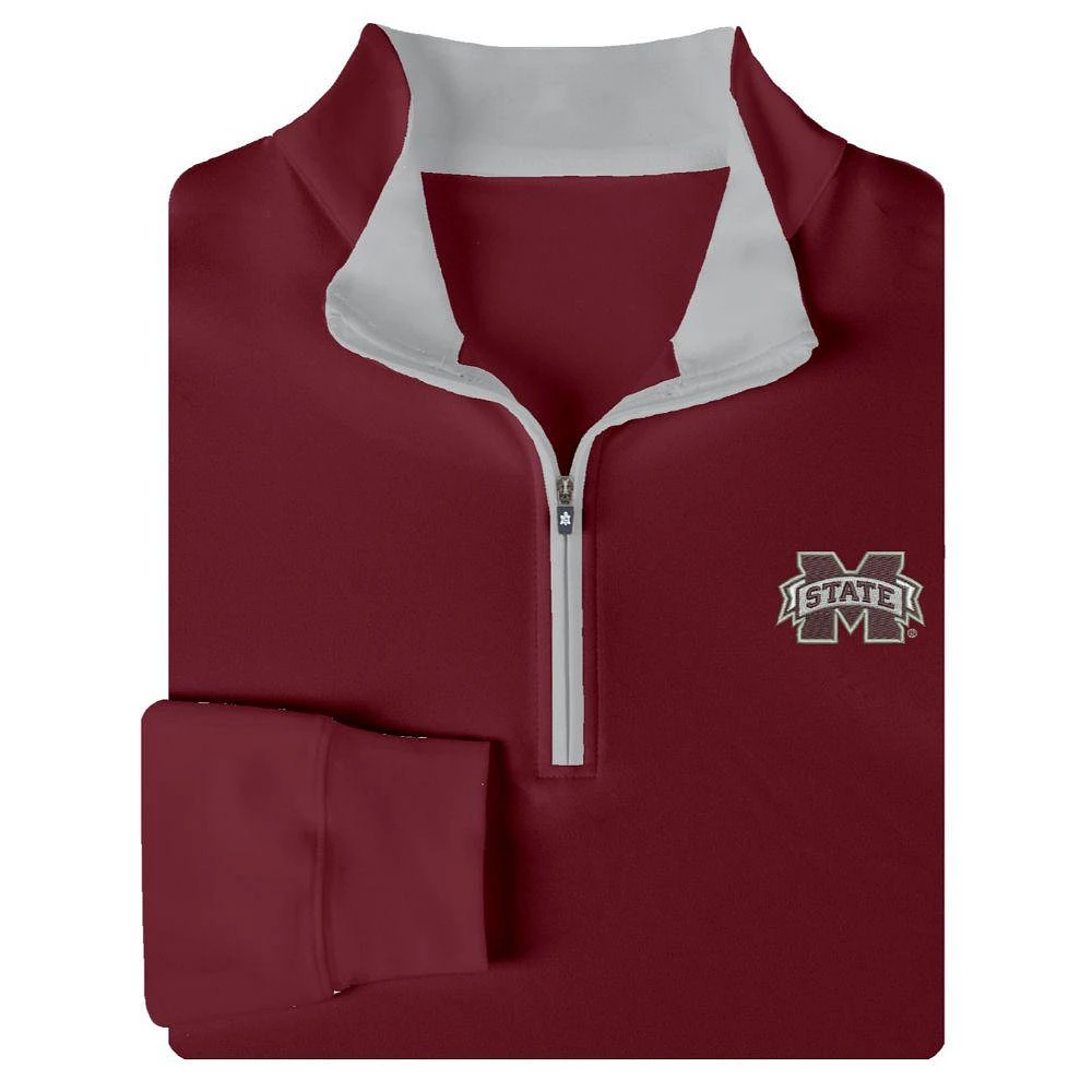 Mississippi State Turtleson Eli Solid Quarter-Zip Pullover